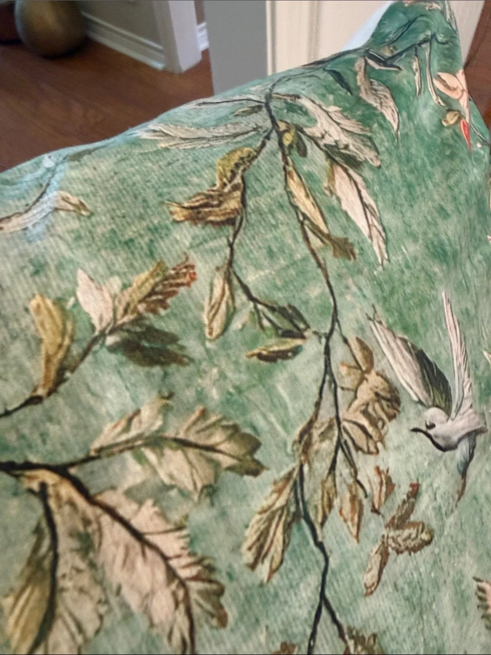 Source Unknown Mint Green Bird-Print Decorative Pillow Pair